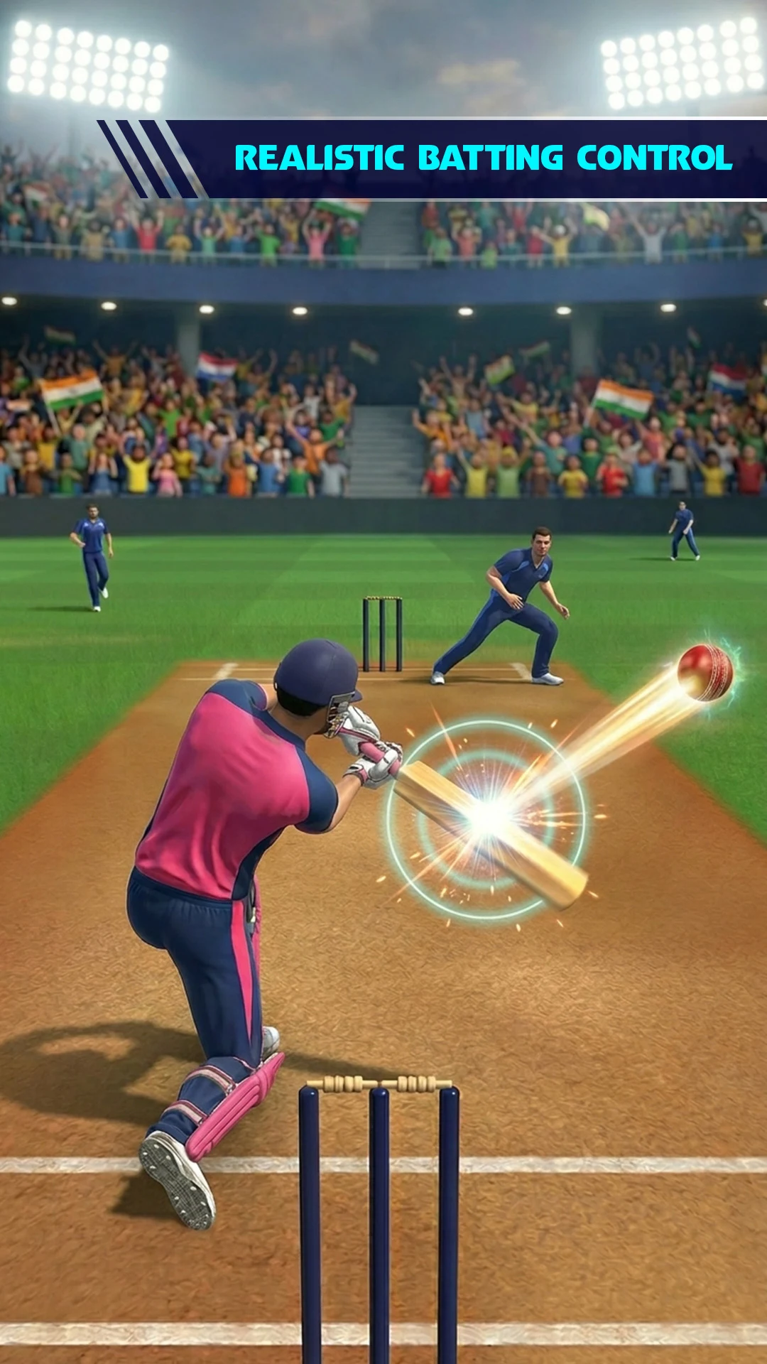 3D Cricket T10 T20 Indian Game screenshot