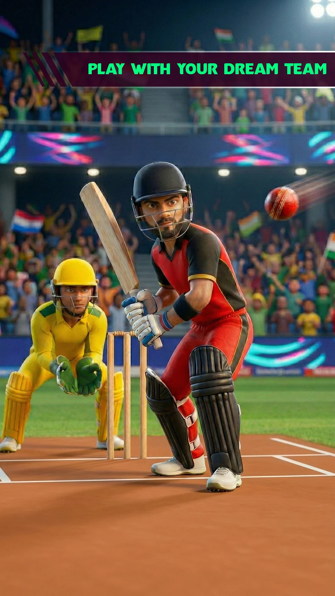 3D Cricket T10 T20 Indian Game screenshot